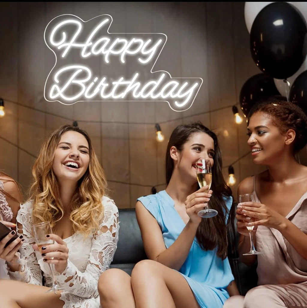 Happy Birthday Neon Sign