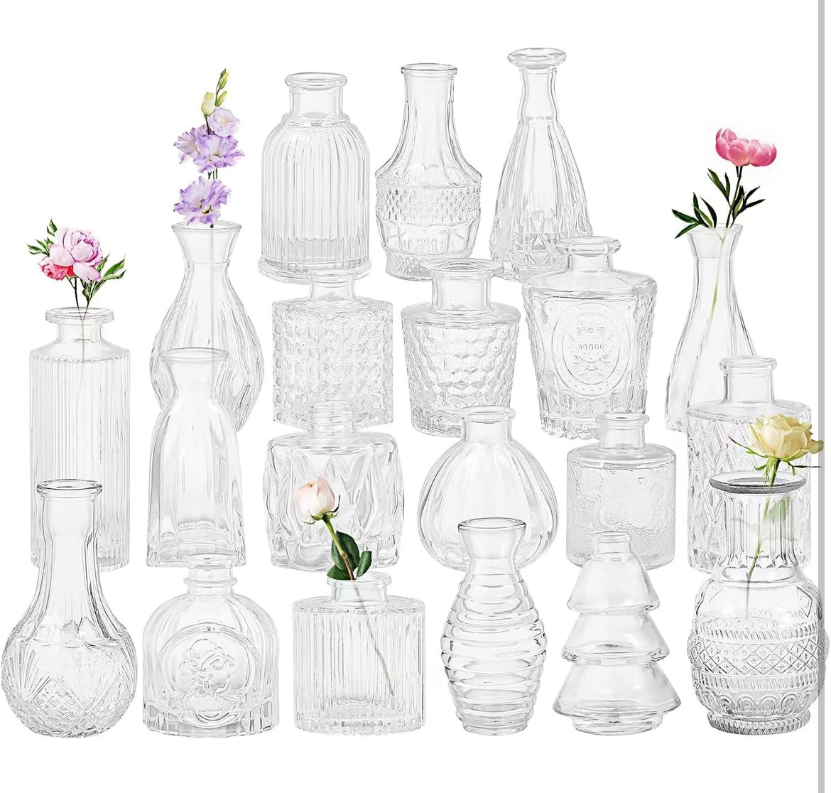 Clear Bud Vases