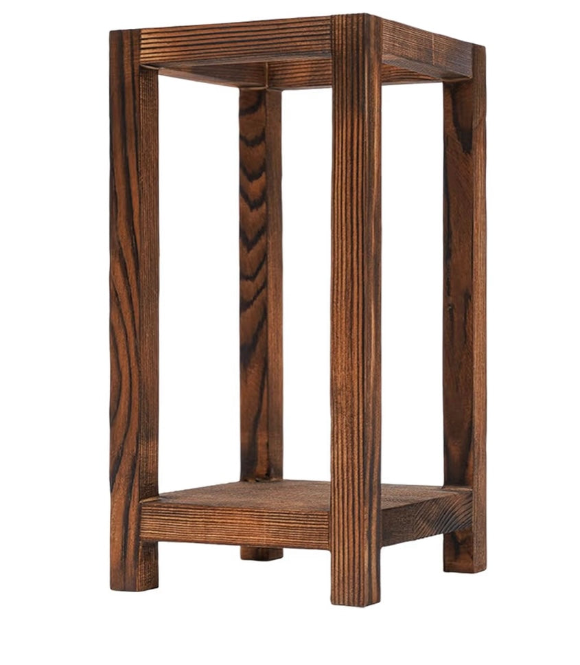 Wood laterns for centerpieces