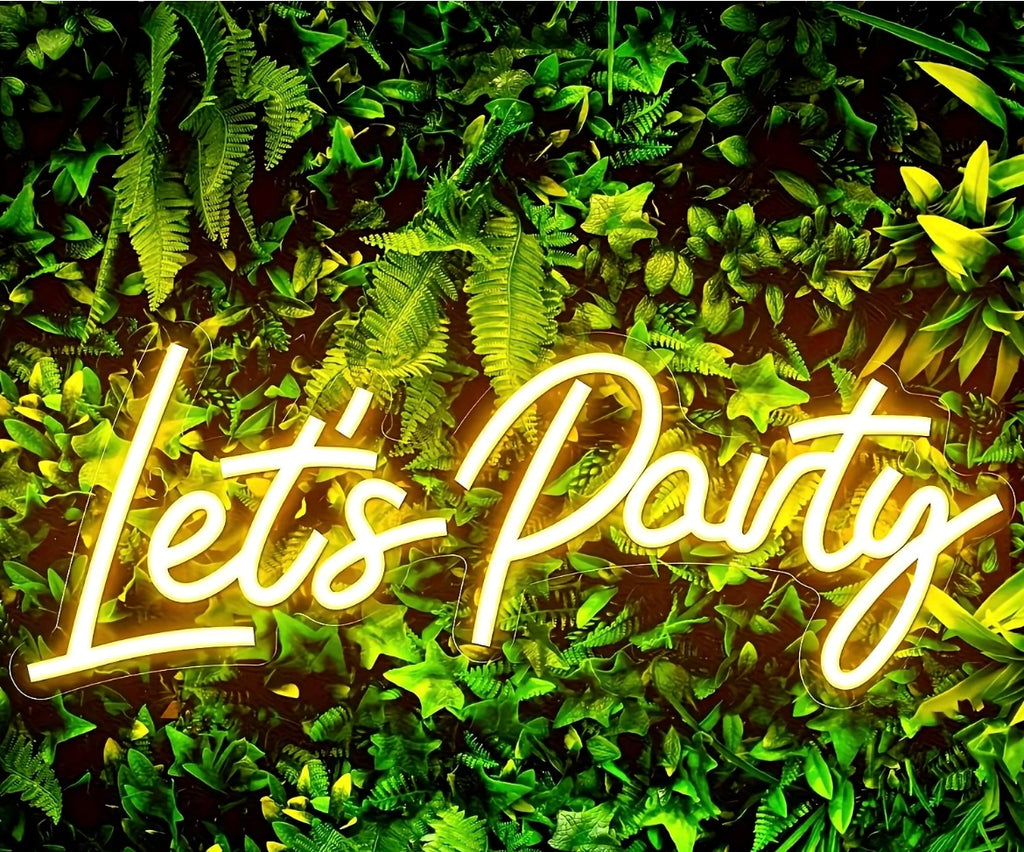 Let's Party Neon Sign